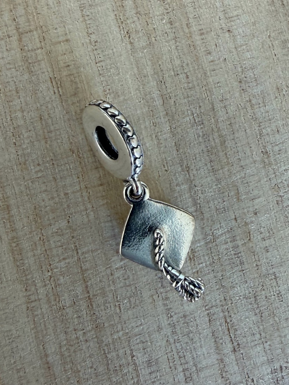 Pandora Graduation Cap Hard Work Pays Off Sterling Silver Dangle Charm